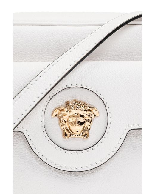 Versace White Shoulder Bag 'La Medusa'