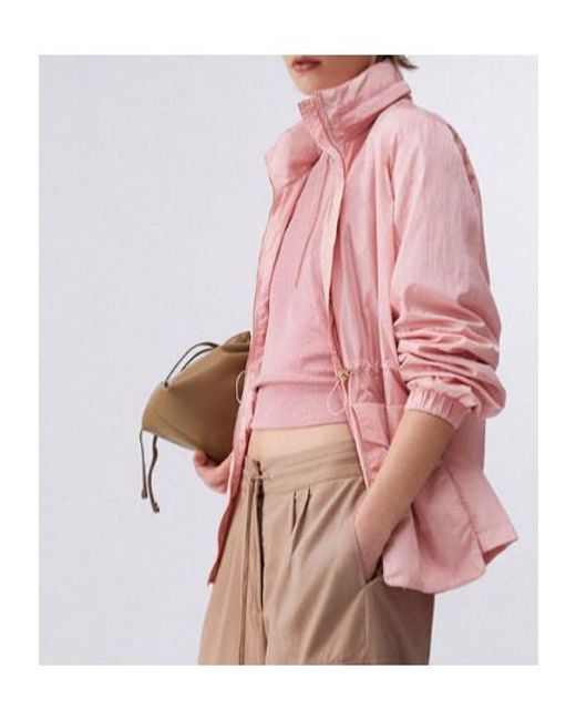Liu Jo Pink Packable Drawstring Coats