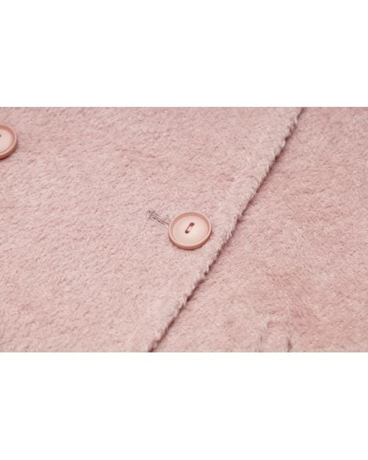 Max Mara Pink Long-Sleeved Coat