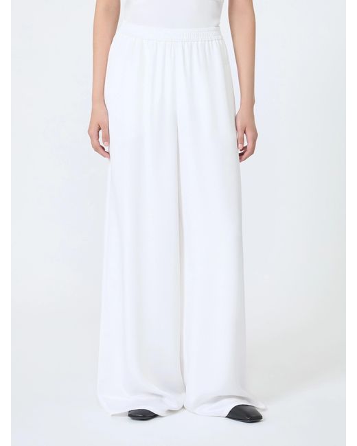 Max Mara White Volonta Wide Leg Trousers