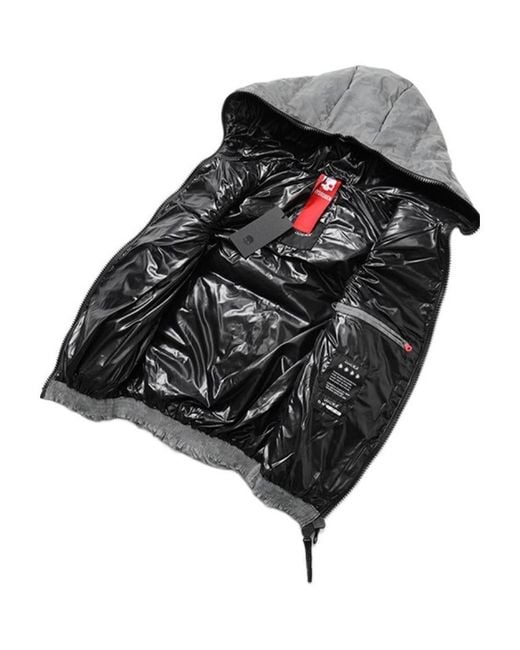 Hydrogen Black Logo Down Vest for men
