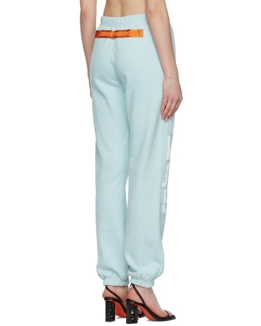 Heron Preston Blue Стиль-Logo Track Pants