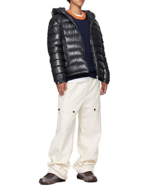 Moncler Black Besines Zip-Up Jacket for men