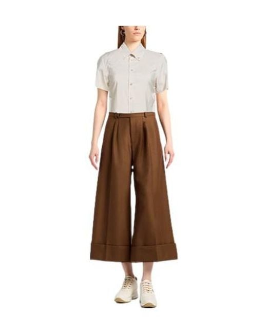 Burberry White Striped Shirt