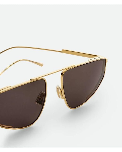 Bottega Veneta Multicolor Eyewear Classic Aviator Sunglasses for men
