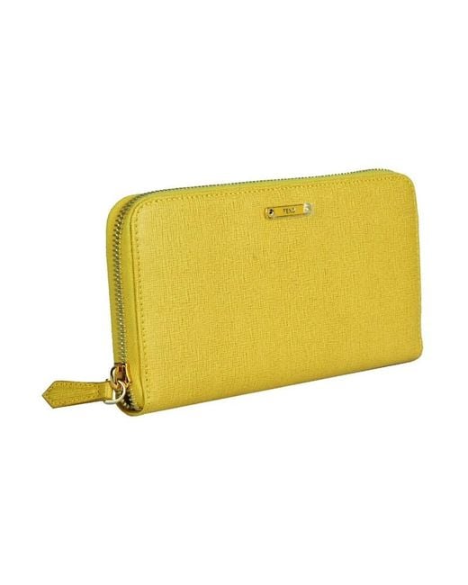 Fendi Yellow Logo Wallet