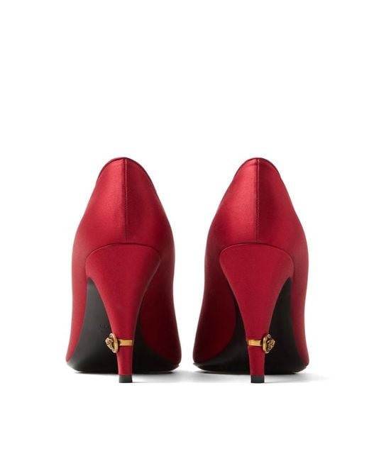 Versace Red Pointed-Toe High Heels