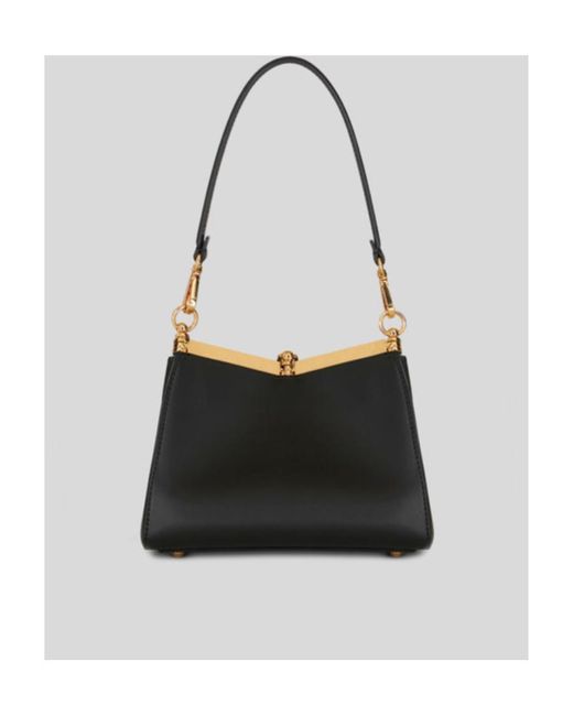 Etro Black Vela Mini Shoulder Bag