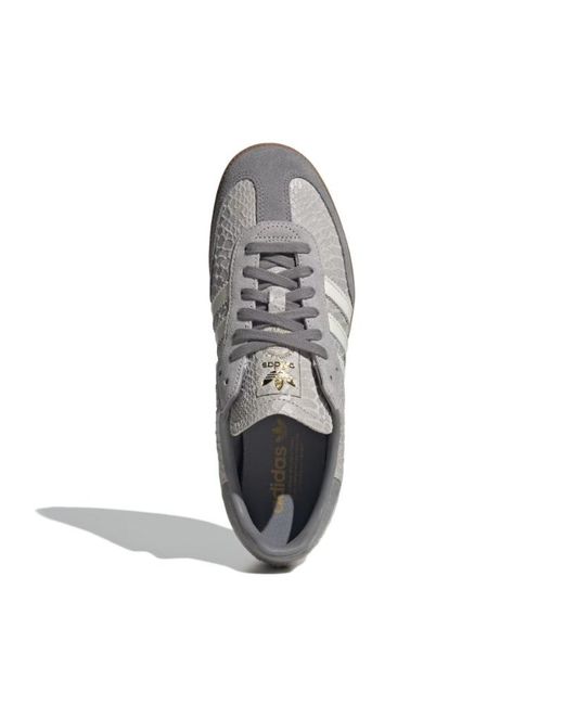 Adidas Originals Gray Adidas Samba Og Mesh Panel Low-Tops for men