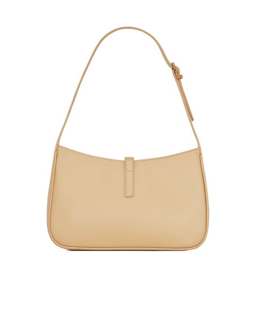 Saint Laurent Natural Le 5 À 7 Hobo Bag
