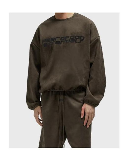 Fear Of God Green Crew Neck Sweatshirt for men