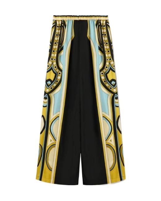 LaDoubleJ Green La Doublej Geometric Wide-Leg Pants