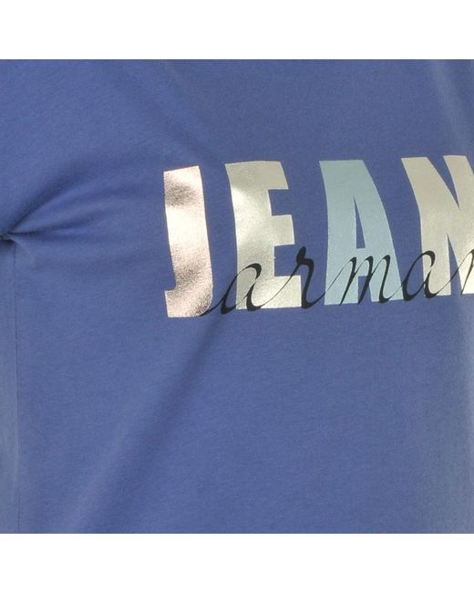 Armani Jeans Blue Logo T-Shirt