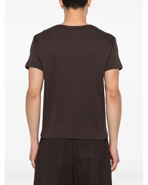 A.P.C. Brown Logo-Detail T-Shirt for men