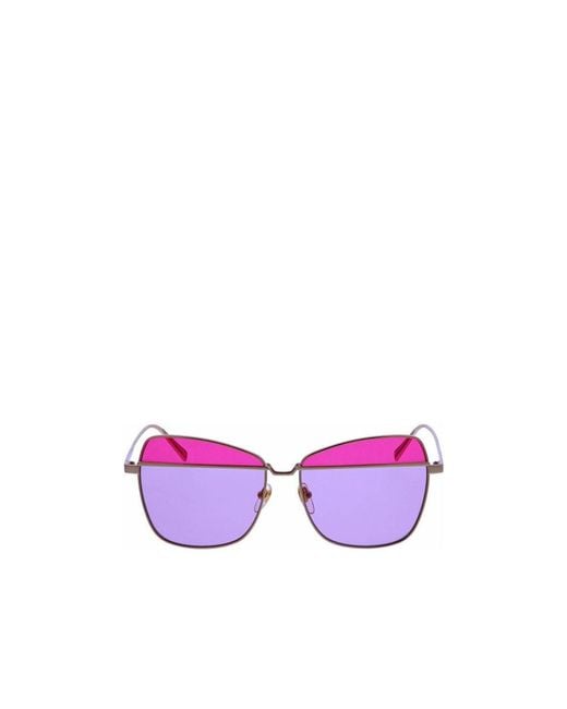 MCM Purple Square Sunglasses
