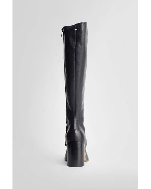 Maison Margiela Black Tabi Knee-Length Boots