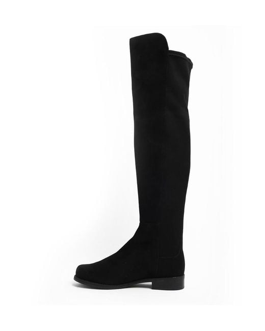 Stuart Weitzman Black 5050 Over-The-Knee Boots