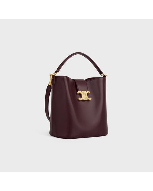 Céline Purple Medium Bucket Louise