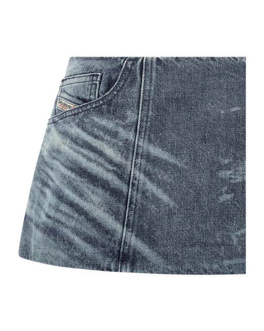 DIESEL Blue Denim Skirts