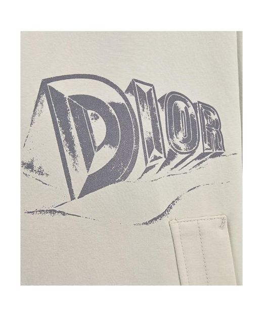 Dior White Hooded Parka for men