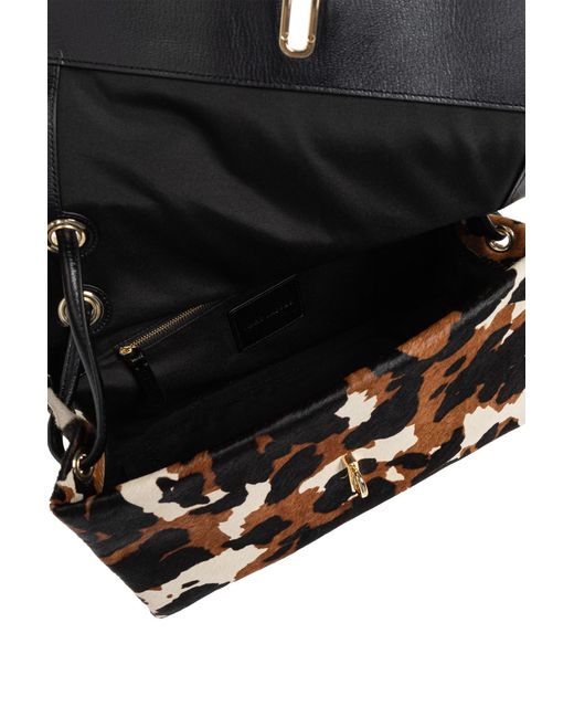 Marc Jacobs Black The Dual Print Large Shoulder Bag