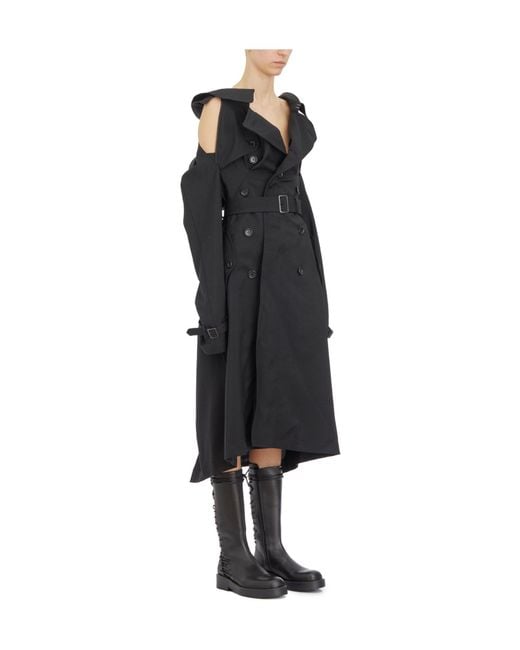 Junya Watanabe Black Strapless Windbreaker