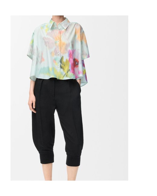 Loewe Green Short Sleeve Trapeze Shirt