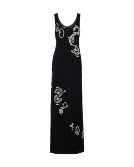 Dries Van Noten Black Embellished Gown