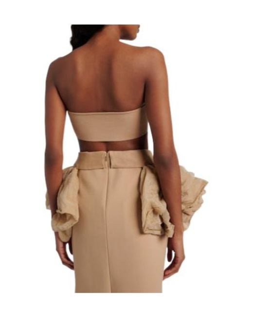 Max Mara Natural Bandeau Top