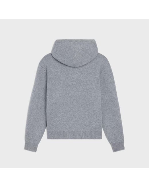 Céline Blue Hooded Sweater for men