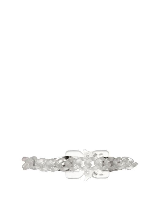 1017 ALYX 9SM White Transparent Chain Bracelet for men