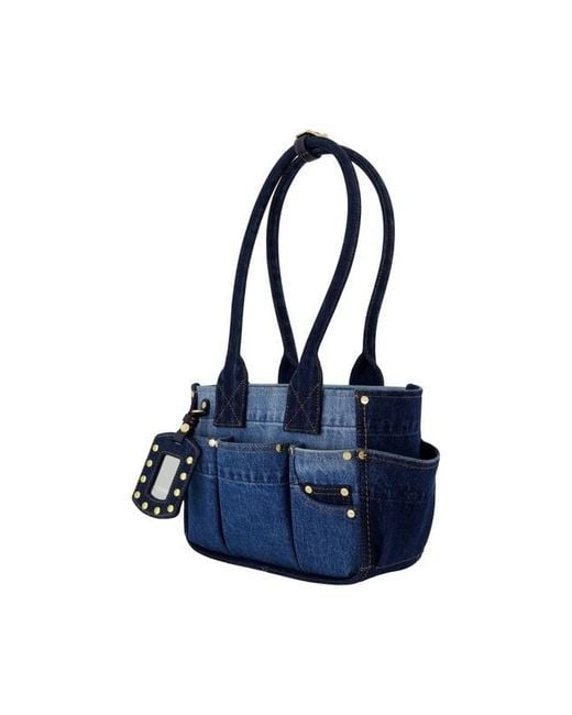 Ganni Blue Small Posy Bag