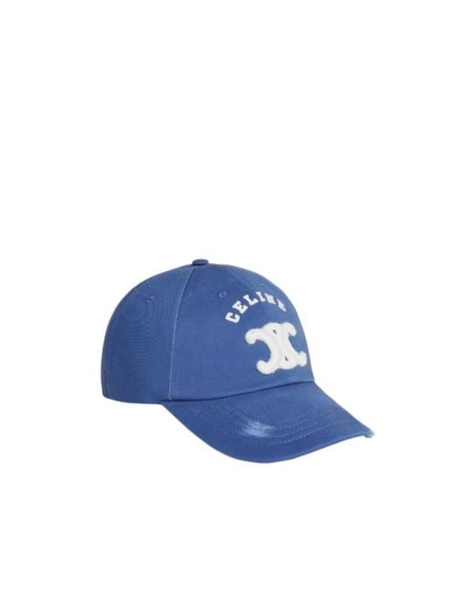 Céline Blue Triomphe Cap for men