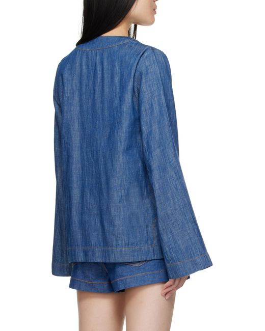 Zimmermann Blue Denim Tunic