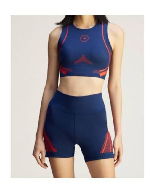 Adidas By Stella McCartney Blue Truepace Running Performance Top