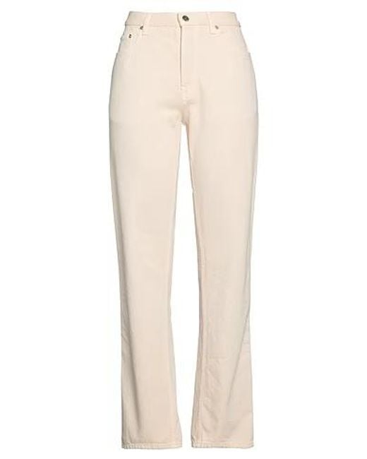 Burberry Natural Straight-Leg Jeans