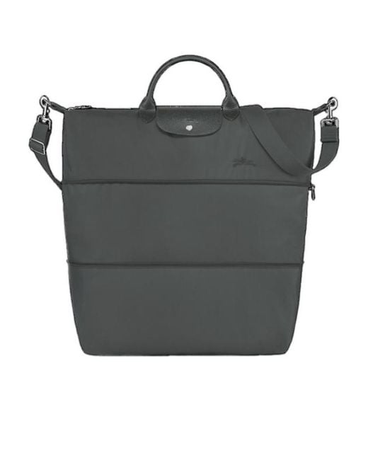 Longchamp Black Le Pliage Expandable Travel Bag