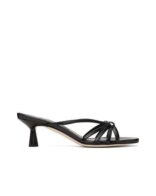 Aeyde White Abby Low Heel Mules