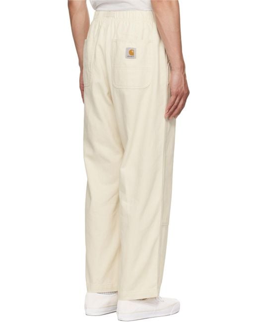 Carhartt White Crawford Pants for men