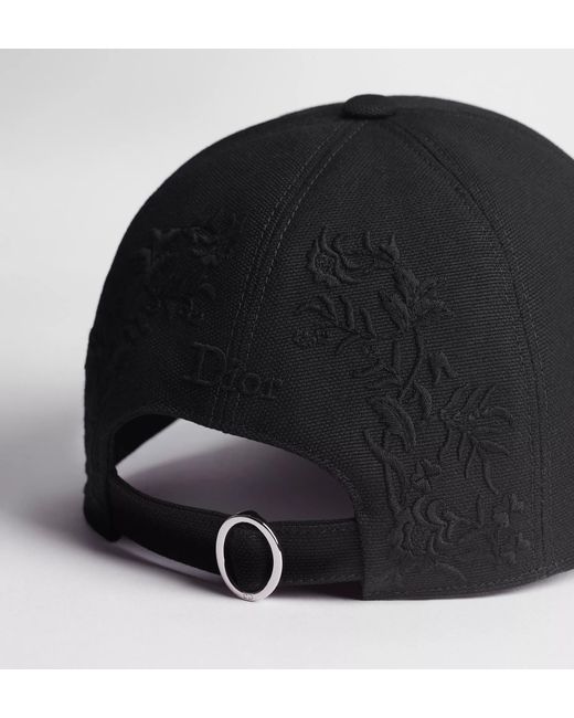 Dior Blue Casquette D-Player Medaillon