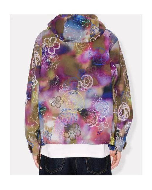 KENZO Purple X Futura 2000 Short Windbreaker for men