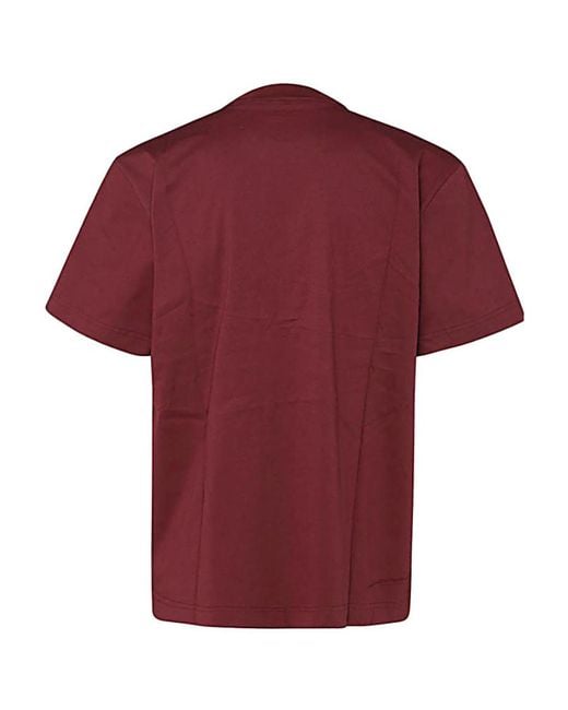 Sunnei Logo Embroidered Crewneck T-Shirt for men