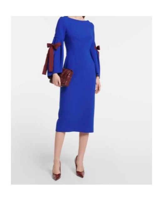 Roksanda Blue Calispi Crêpe Midi Dress