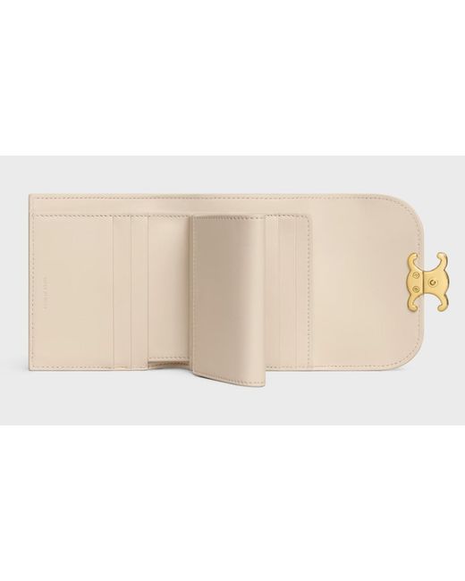 Céline Natural Triomphe Small Flap Wallet