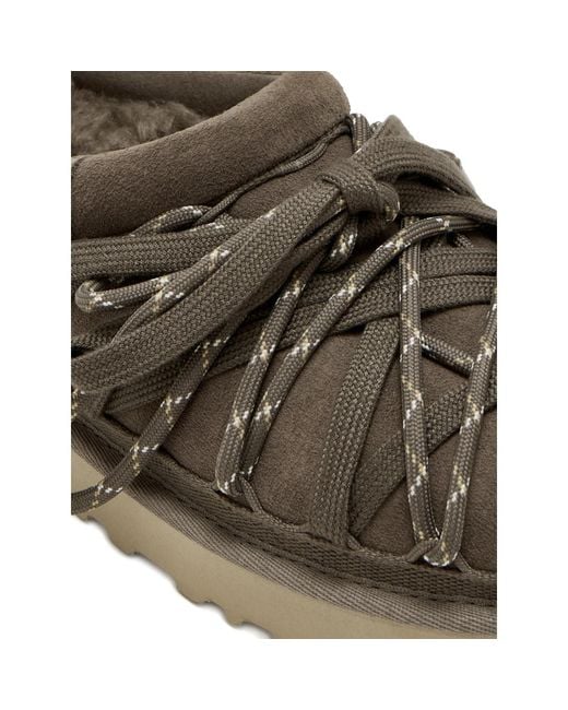 Ugg Brown Tasman Wovened Lace-Up Sandals
