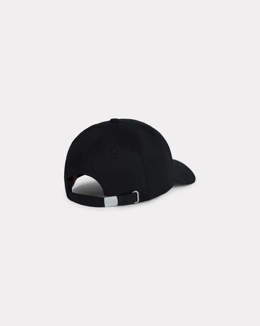 KENZO Black Wild Tiger Embroidered Cap