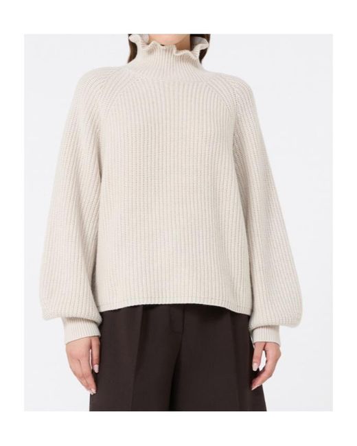 Max Mara Natural Relaxed-Cut Wool And Cashmere Sweater