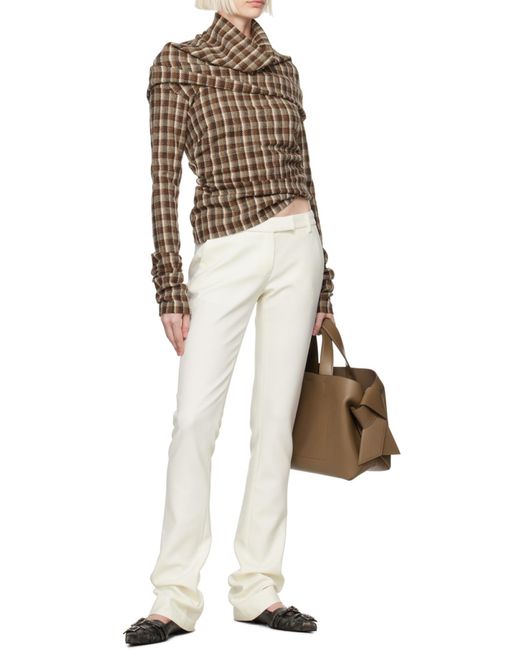 Acne Black Belt-Loop Casual Pants