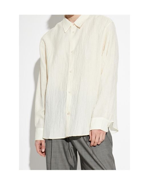 Studio Nicholson White Buttoned Shirt for men