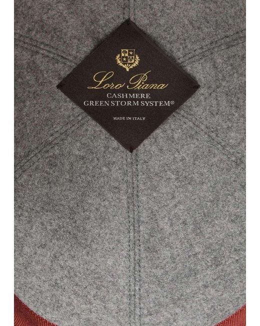 Loro Piana Brown Baseball Cap for men